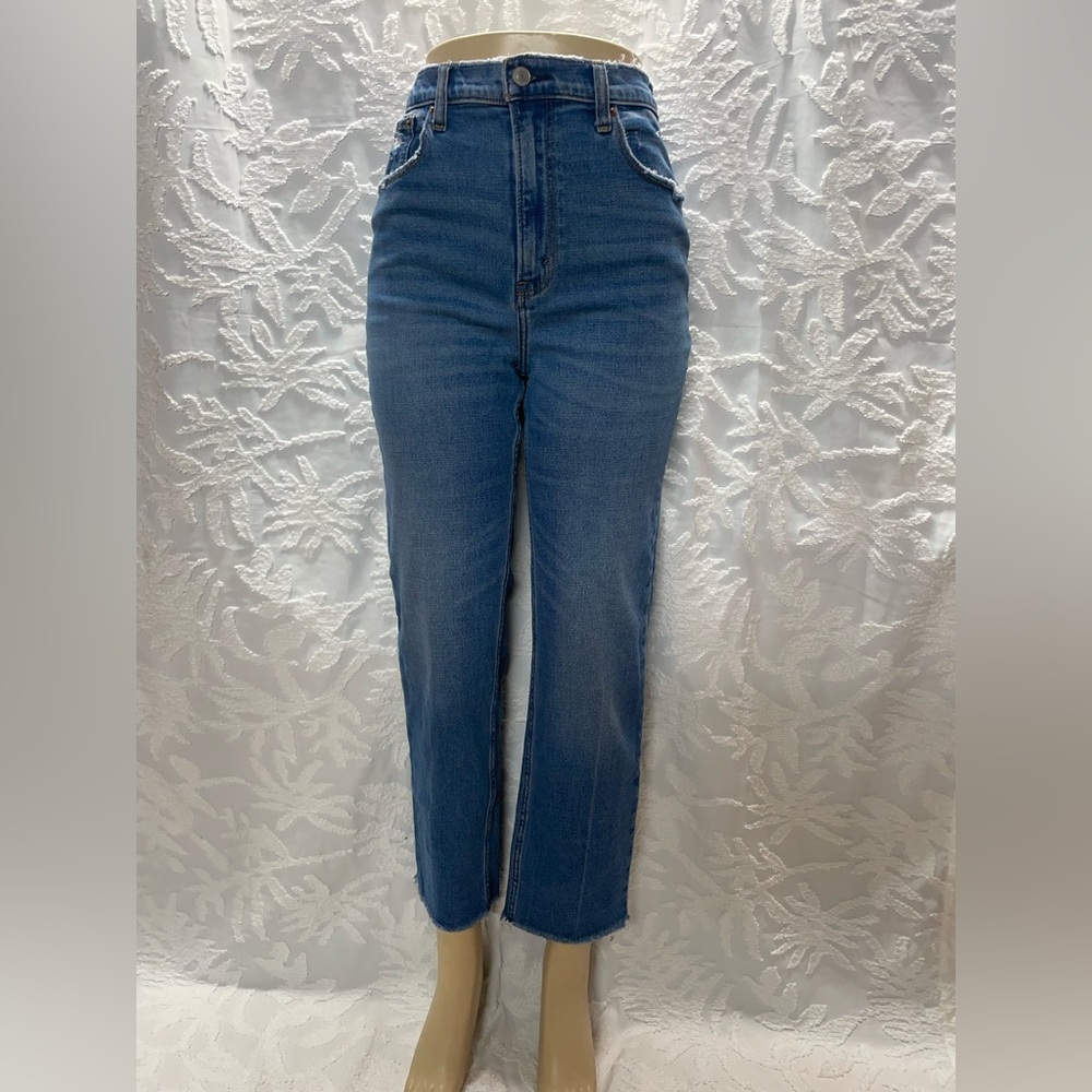 Abercrombie & Fitch Women's High Rise Jeans - Blue